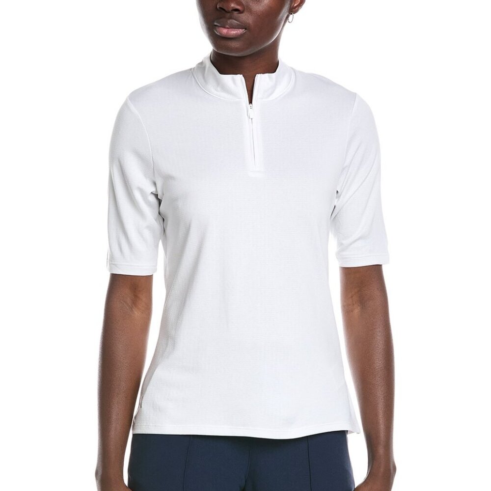 New! Adidas Ultimate365 HEAT.RDY White Short Sleeve Polo Shirt XL Womens NWT